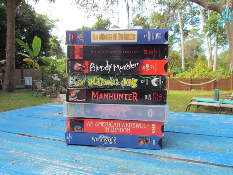 Horror VHS Tapes choose One Etsy Canada