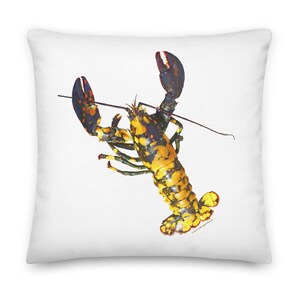Calico Lobster Pillow — Square
