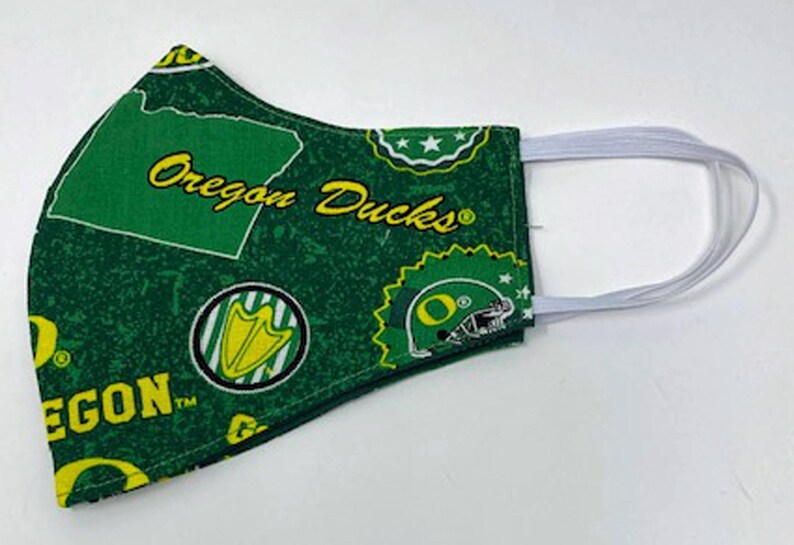 Adult Face Mask University Oregon Ducks Washable Face Shield Reusable