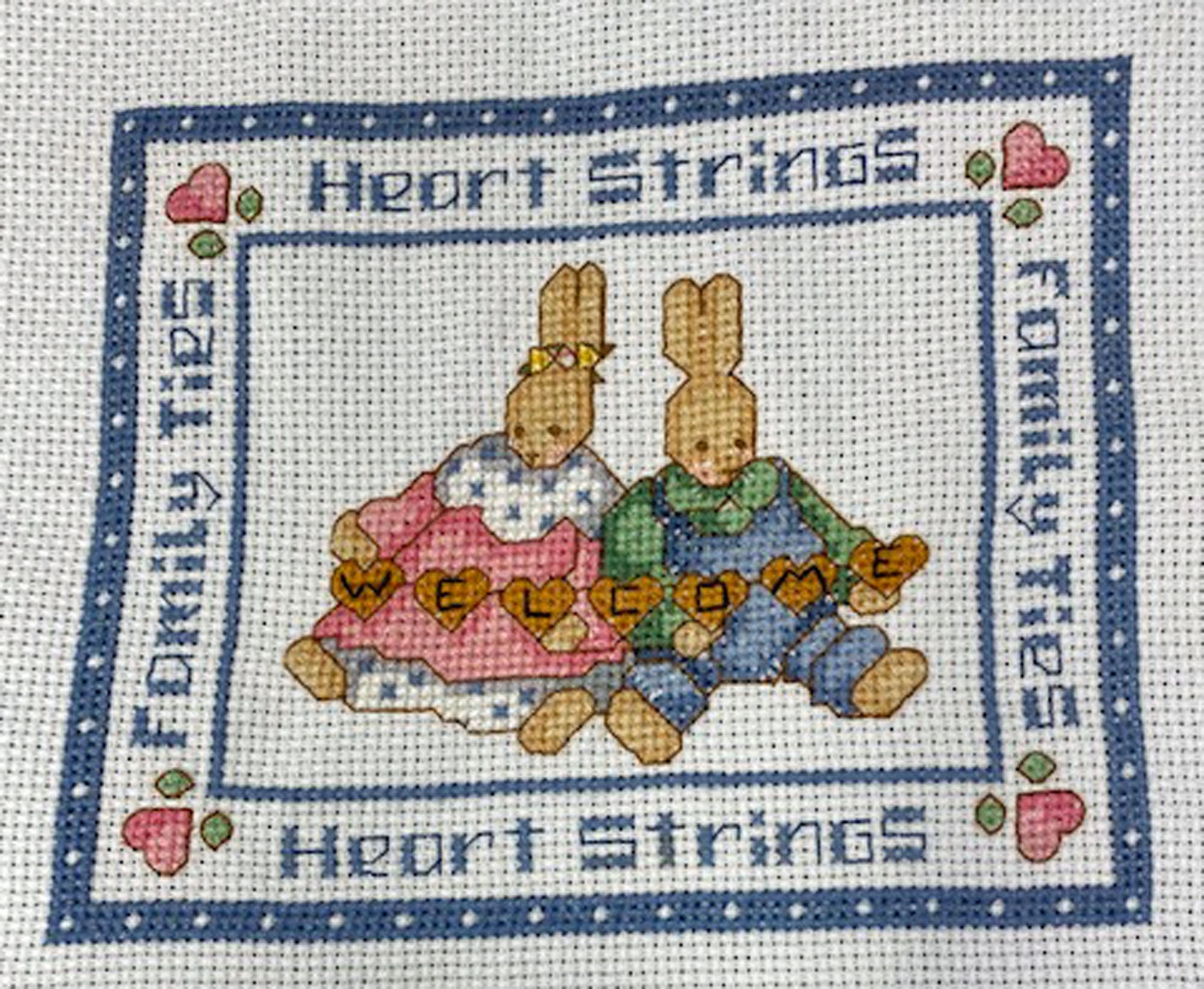 Adult Apron Heart Strings Cross Stitch One Size Fits Small to Etsy UK
