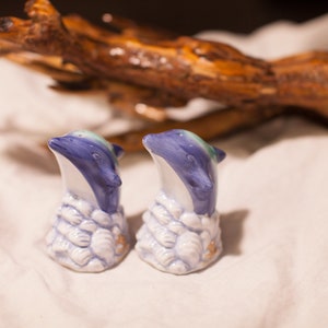 Jumping Dolphins Salt and Pepper Shakers