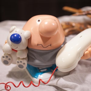 Zippy and Fuzz Landline Phone