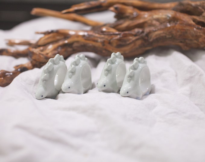 Vintage Ceramic Dinosaur Napkin Holders Etsy