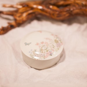 Vintage Butterflies Trinket Box
