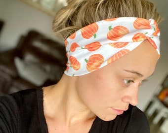 pumpkin headband baby