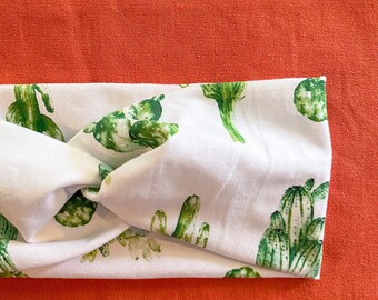 Organic Cactus Fan Knot Headband