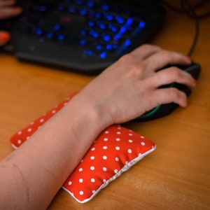 Lavender Hand rest / Desk accessories / Scented Hand Pillow