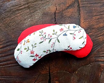 Almohada ocular de yoga, regalo de bienestar hecho a mano para ella.