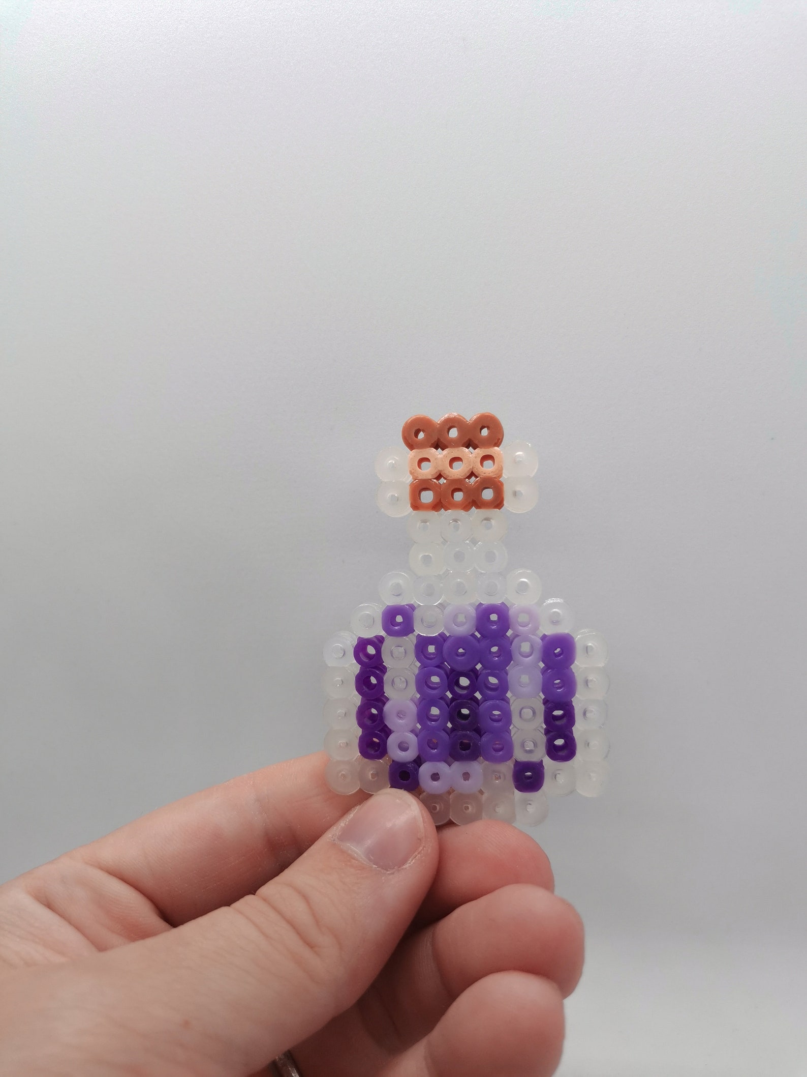 Minecraft Potion Bottle Potions Perler Beads Keychain Etsy