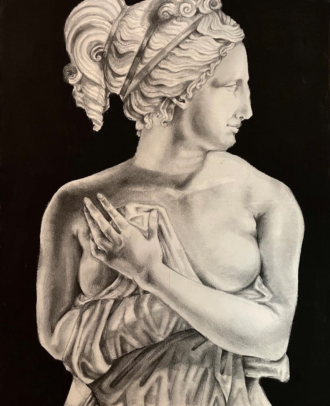 Charcoal Drawing Prints Etsy