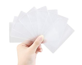 Plastic Card Holder and Protective Sleeve for Credit, Insurance & ID Card Protector Sleeve Waterproof, Durable | Free Shipping|  6 count