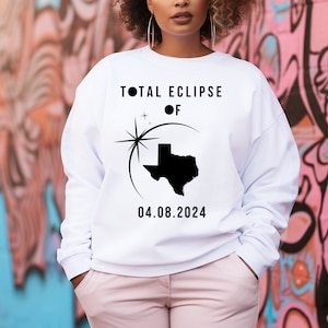 Texas Solar Eclipse Total Solar Eclipse 2024 SVG | Total Solar Eclipse 2024 PNG | April 2024 Solar Eclipse | for shirt | digital download