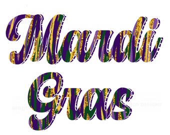 Louisiana Mardi Gras PNG: Sublimation Design Download
