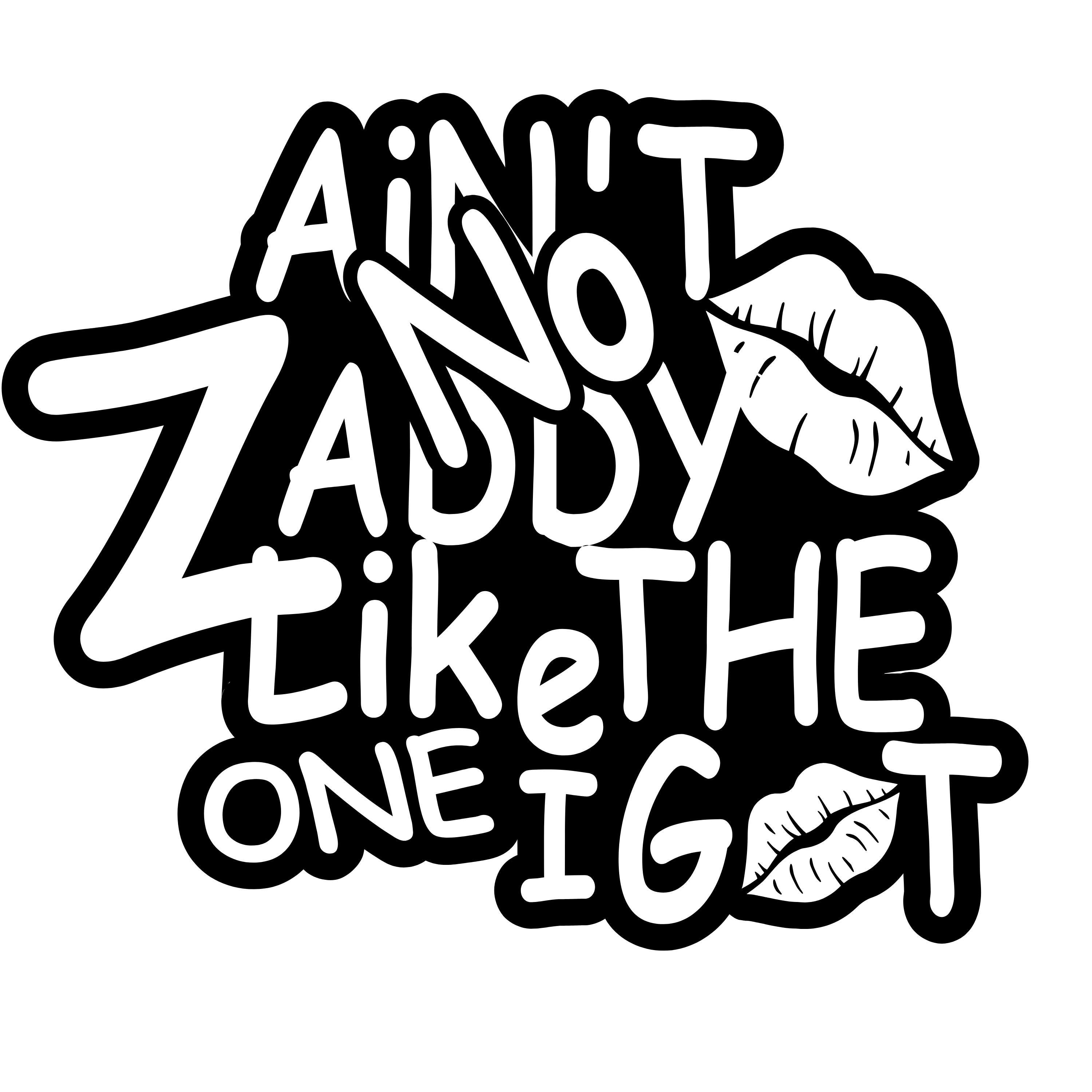 Zaddy Design Ain't No Zaddy Urban Svg Png Digital Download | Fun Trendy SVG for T ...