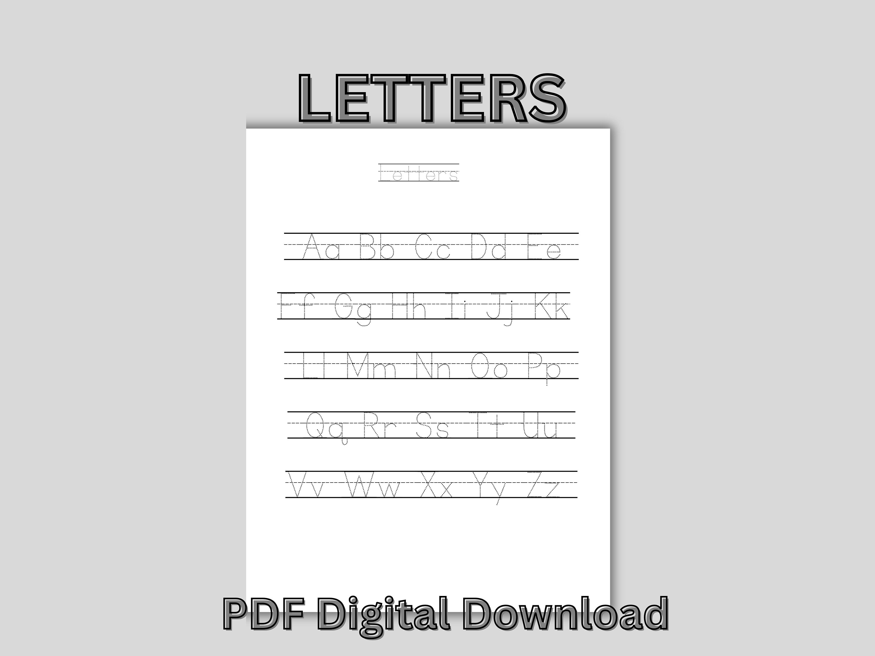 Traceable Letters Traceable Numbers Traceable Letters and Number PDF