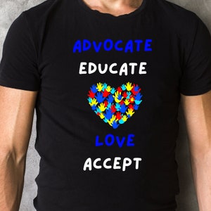 Autism Awareness Rainbow PNG: Sublimation Design (Digital Download)
