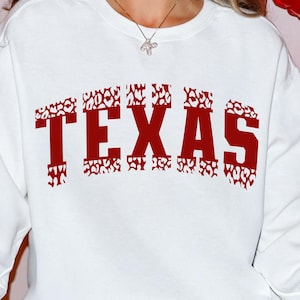 Texas leopard print font svg png, texas png, texas svg, leopard print texas