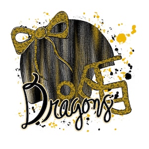 Custom Mascot PNG: Personalized School Spirit Sublimation Design (Digital Download)