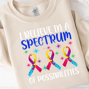 Autism Awareness Rainbow PNG: Sublimation Design (Digital Download)