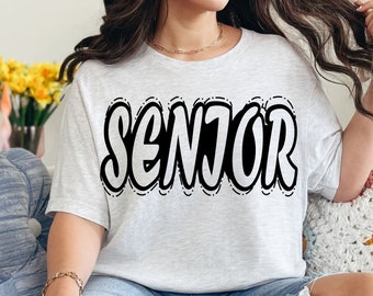 PNG para estudiantes de último año: Diseño de camiseta de graduación (descarga digital)