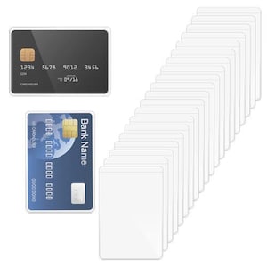 plastic sleeves for credit cards valonic card - 12-pack - sturdy transparent sleeves 008 GA Clear Vinyl. Clear Plastic Credit Card Sleeves