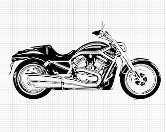 Motorcycle SVG Collection: Biker Decals, Apparel Design (Digital Download)
