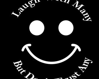 Laugh with many don&#39;t trust any svg | urban svg standing on business urban trending girl boss hustle designer self made streetwear design