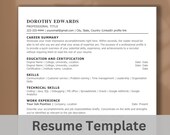 Nurse Resume Template Nurse CV Template  Resume ATS Resume Microsoft Word Google dox Template for resume cv resume cv ats friendly nursing