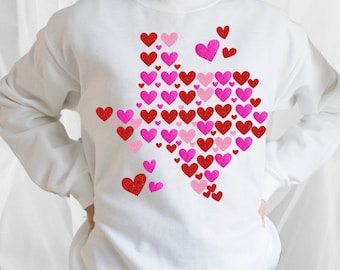 Texas Heart Valentine png / Diseño de sublimación de brillo falso / Diseño digital / Texas Valentine Shirt png / Estoy con Texas png