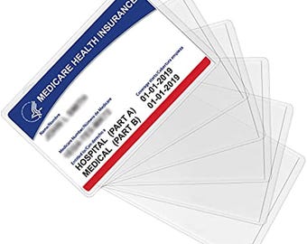 Clear Plastic Protective Sleeve for Card , Insurance & ID Card Protector Sleeve Waterproof, Durable | Free Shipping| 6 Count - Etsy Clear Plastic Protective Sleeve for Card , Insurance & ID Card Protector Sleeve Waterproof, Durable | Free Shipping| 6 Count - Etsy