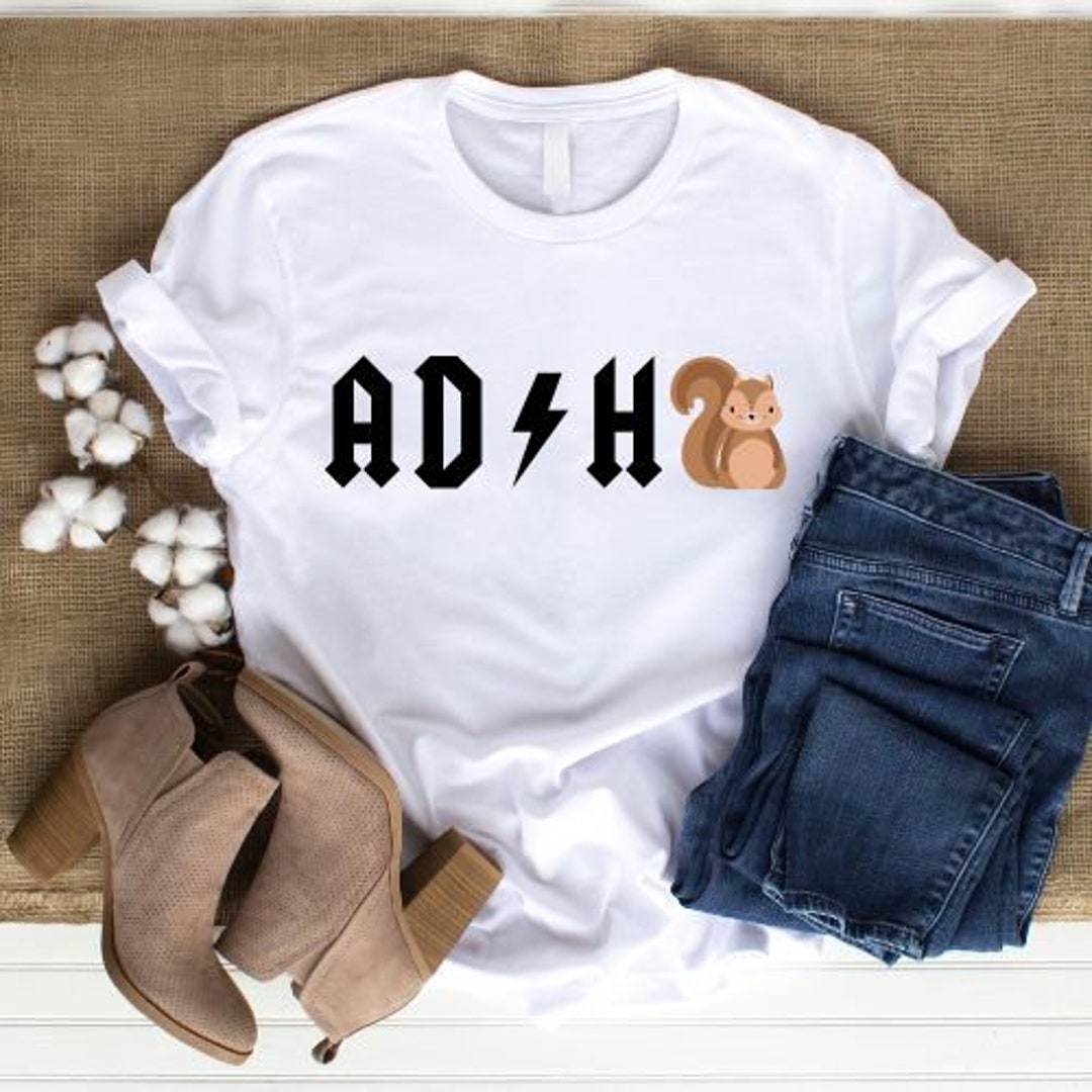 ADHD Svg | Mental Health Svg | Tshirt Design | ACDC Shirt | - Etsy