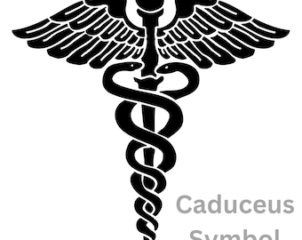 Caduceus symbol, Doctor svg, Medical Symbol Svg, Nurse svg, Caduceus Svg, MD stickers, Jpg digital download, png, jpg, svg, NP Svg