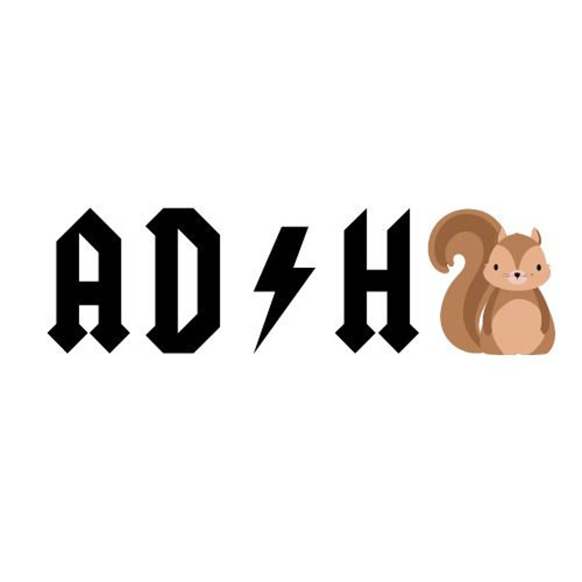 ADHD Svg Mental Health Svg Tshirt Design ACDC Shirt - Etsy