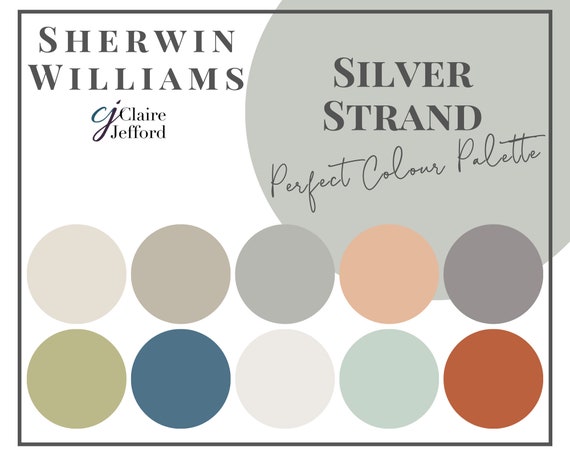 Silver Strand by Sherwin Williams Interior Paint Color - Etsy