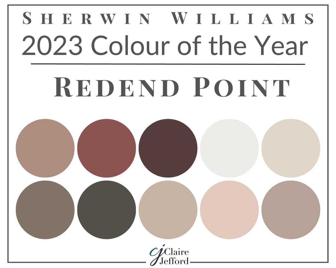 Redend Point Sherwin Williams Color of the Year 2023 - Etsy