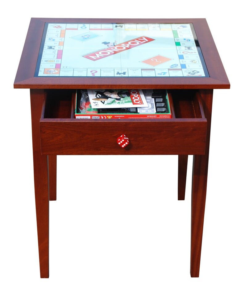 Multigame Table Monopoly Scrabble Cards Chess Checkers Etsy