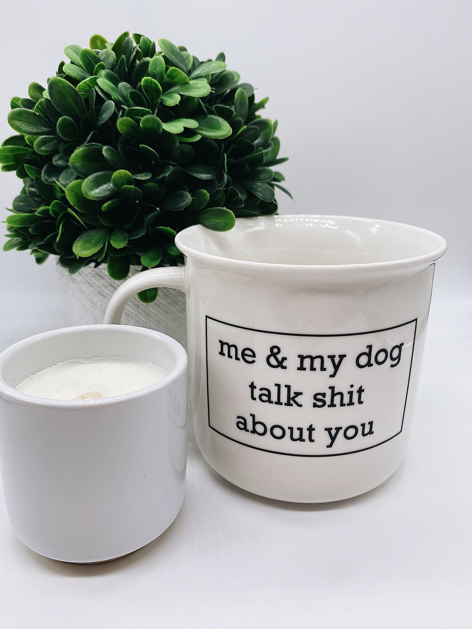 Funny Dog Quote Mug 15oz porcelain coffee mug me and Etsy