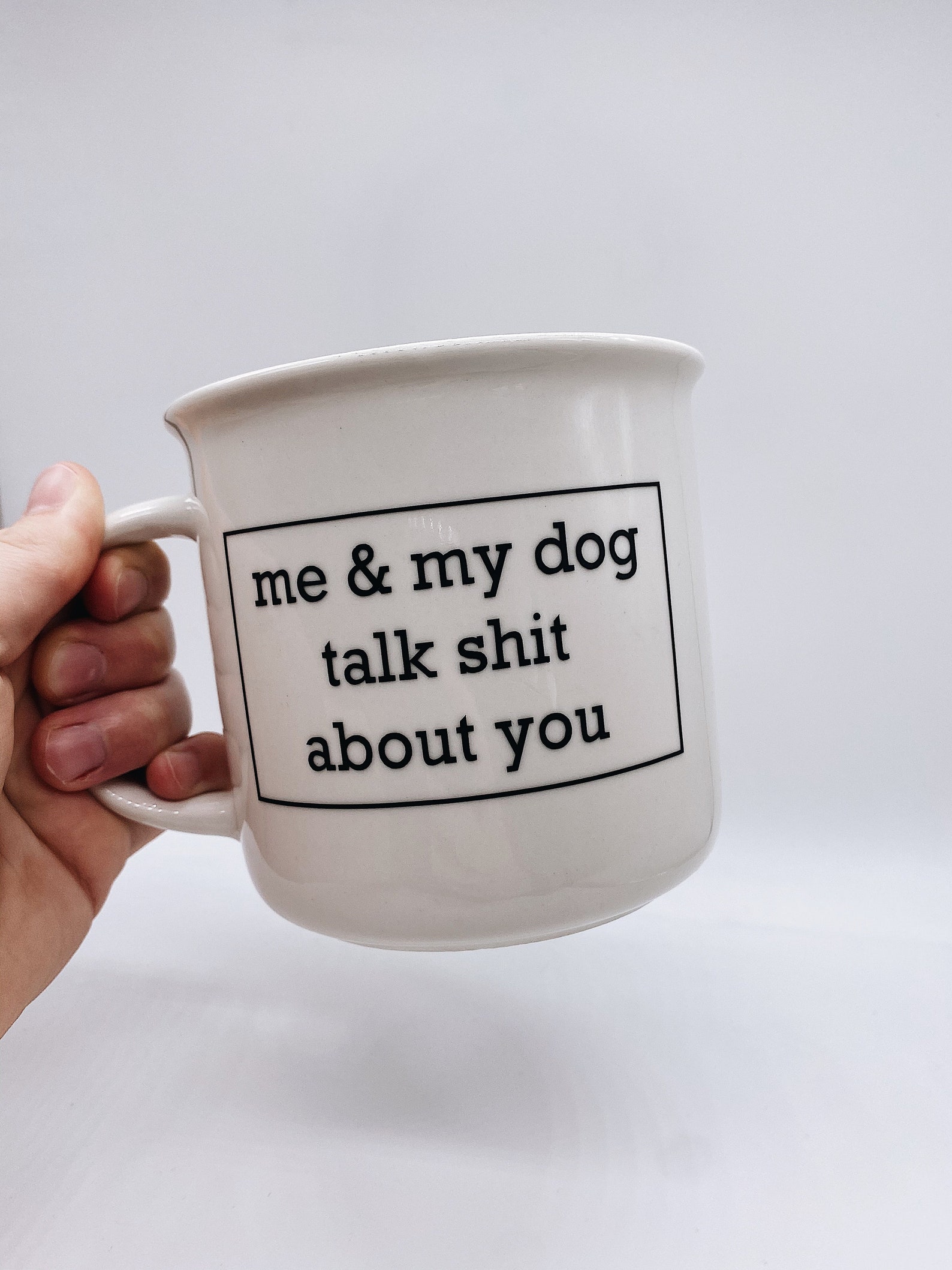 Funny Dog Quote Mug 15oz porcelain coffee mug me and Etsy