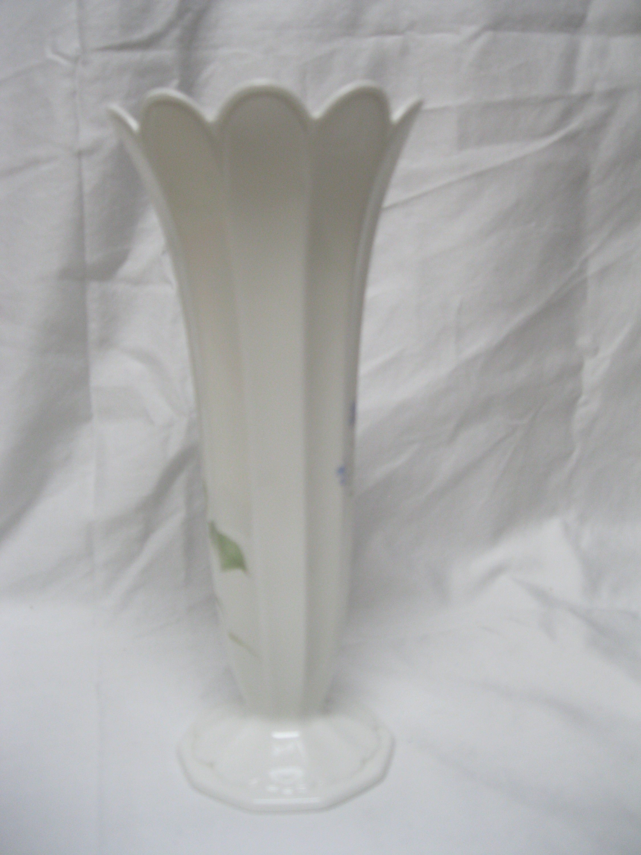 Vintage Mikasa Bone China Vase April Rose Pattern Etsy