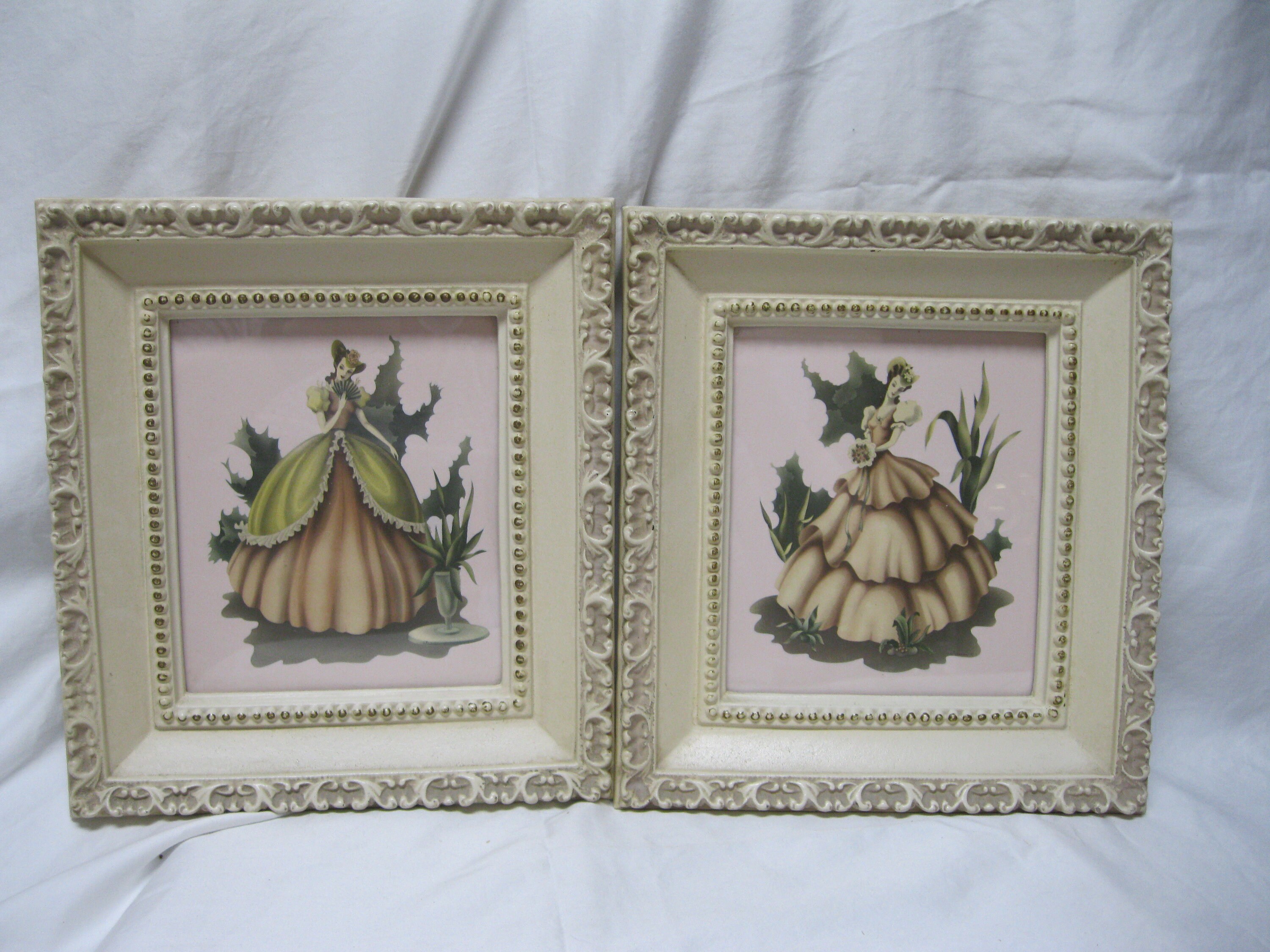 Vintage Turner Antebellum Ladies Prints Southern Belles in Etsy Australia