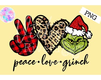 Free Free 248 Peace Love Grinch Svg Free SVG PNG EPS DXF File