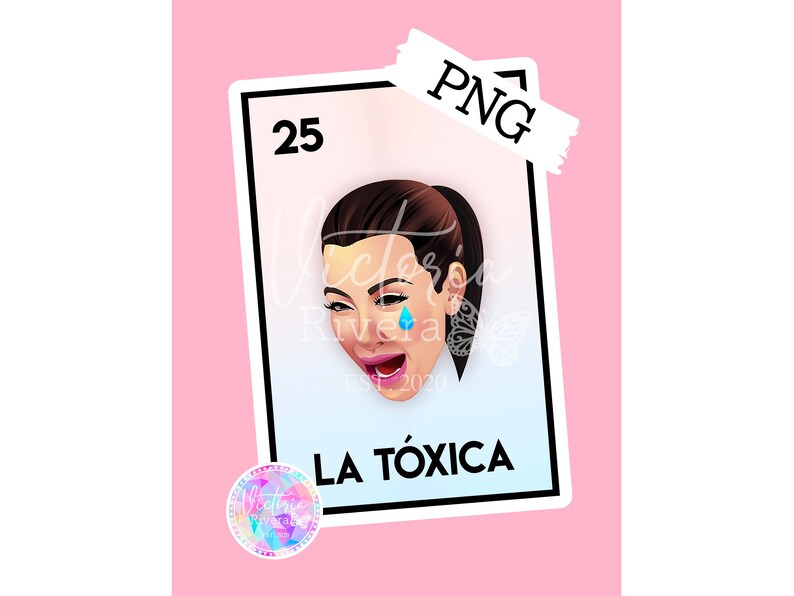 La T xica Loteria Card PNG Etsy