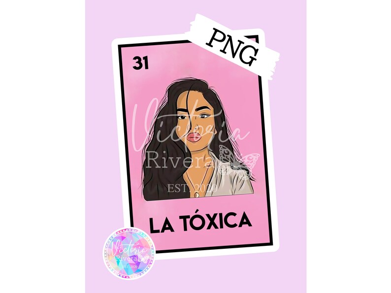 La T xica Loteria Card PNG Etsy