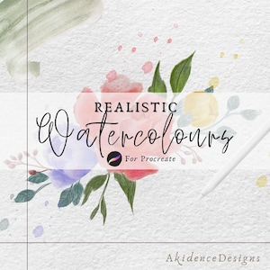 Watercolor Brush Kit for Procreate | iPad Brushes for Illustration | Digital Watercolor Brush Set | Procreate Brush Set for Artists
