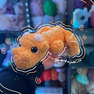 Crochet Dragon Plushie| Handmade Crochet Dragon Plushie | Amigurumi Crochet plushie|
