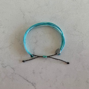 Marina Classic - Handmade By Haven - Pura Vida Inspired - Friendship Bracelet - Water Proof - stainless steel or 14k gold plated charm