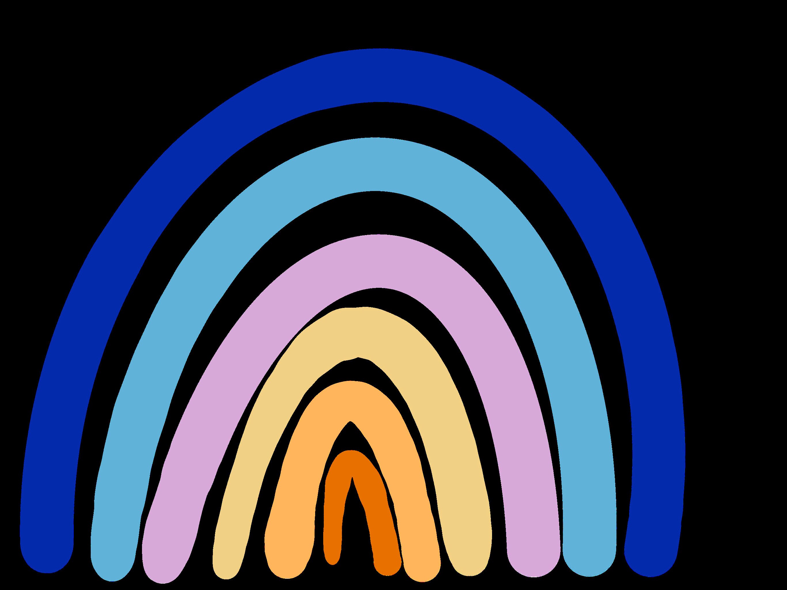 Rainbow Print Rainbow Wall Art Whimsical Print Whimsical Etsy