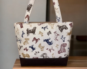 Modèle PDF de sac à main Ellie, modèle de sac à main en tissu, modèle de sac à main à fermeture éclair pour la couture, modèle de couture PDF débutant, sac fourre-tout facile, meilleur