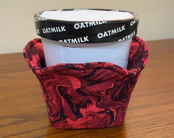 Patrón acogedor de pinta de helado PDF de costura, patrón acogedor de tazón, patrón de descarga digital, proyectos de costura de Fat Quarter, plantilla acogedora de helado