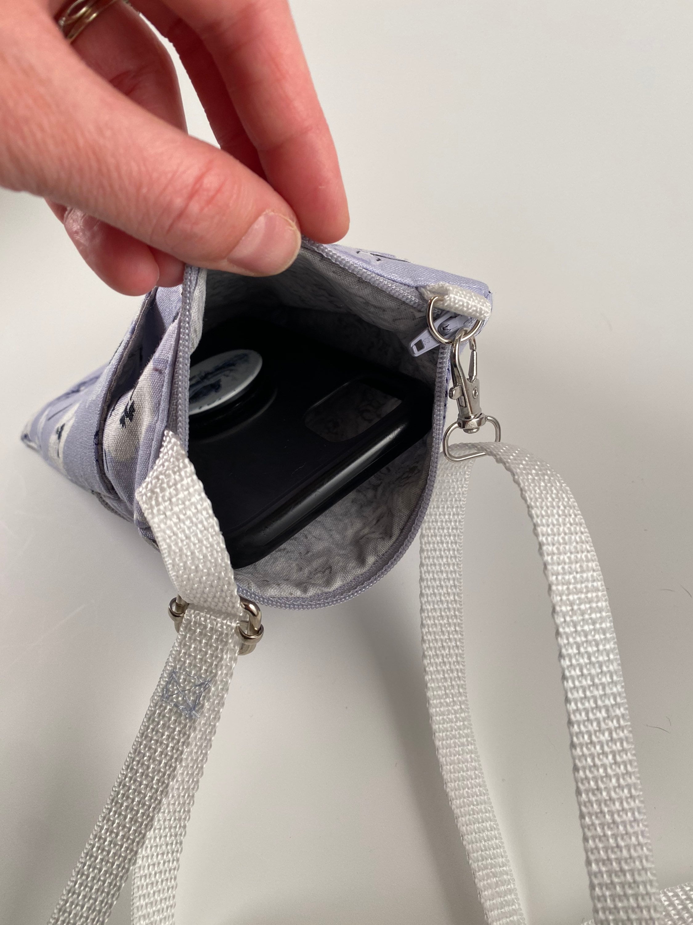 Periwinkle Crossbody Bag Cell Phone Purse Crossbody Small Etsy